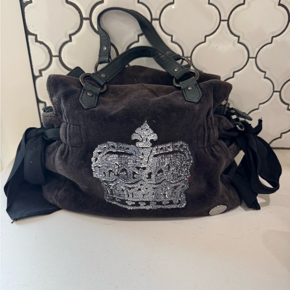 Juicy Couture Black and Silver Crown Daydreamer